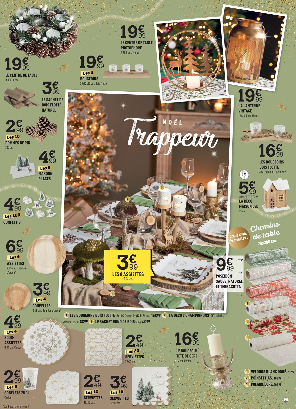 Catalogue Vos plus belles tables de Noël, page 00003