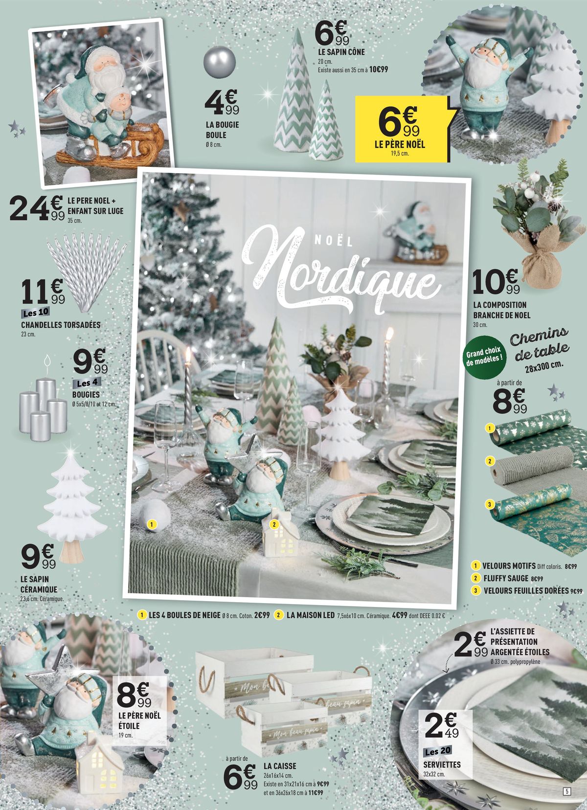 Catalogue Vos plus belles tables de Noël, page 00005