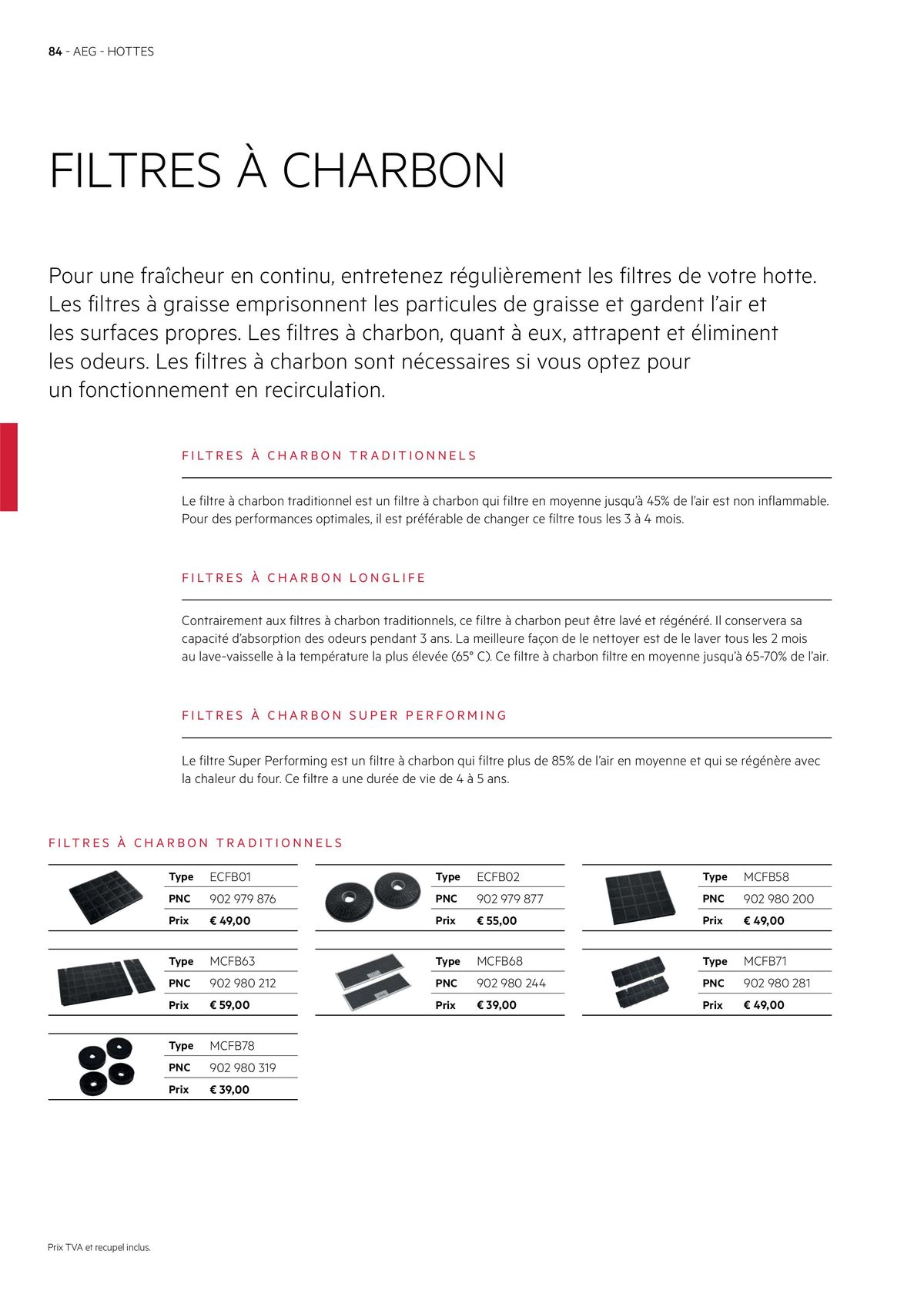 Catalogue APPAREILS ENCASTRABLES (CUISINISTES ), page 00084