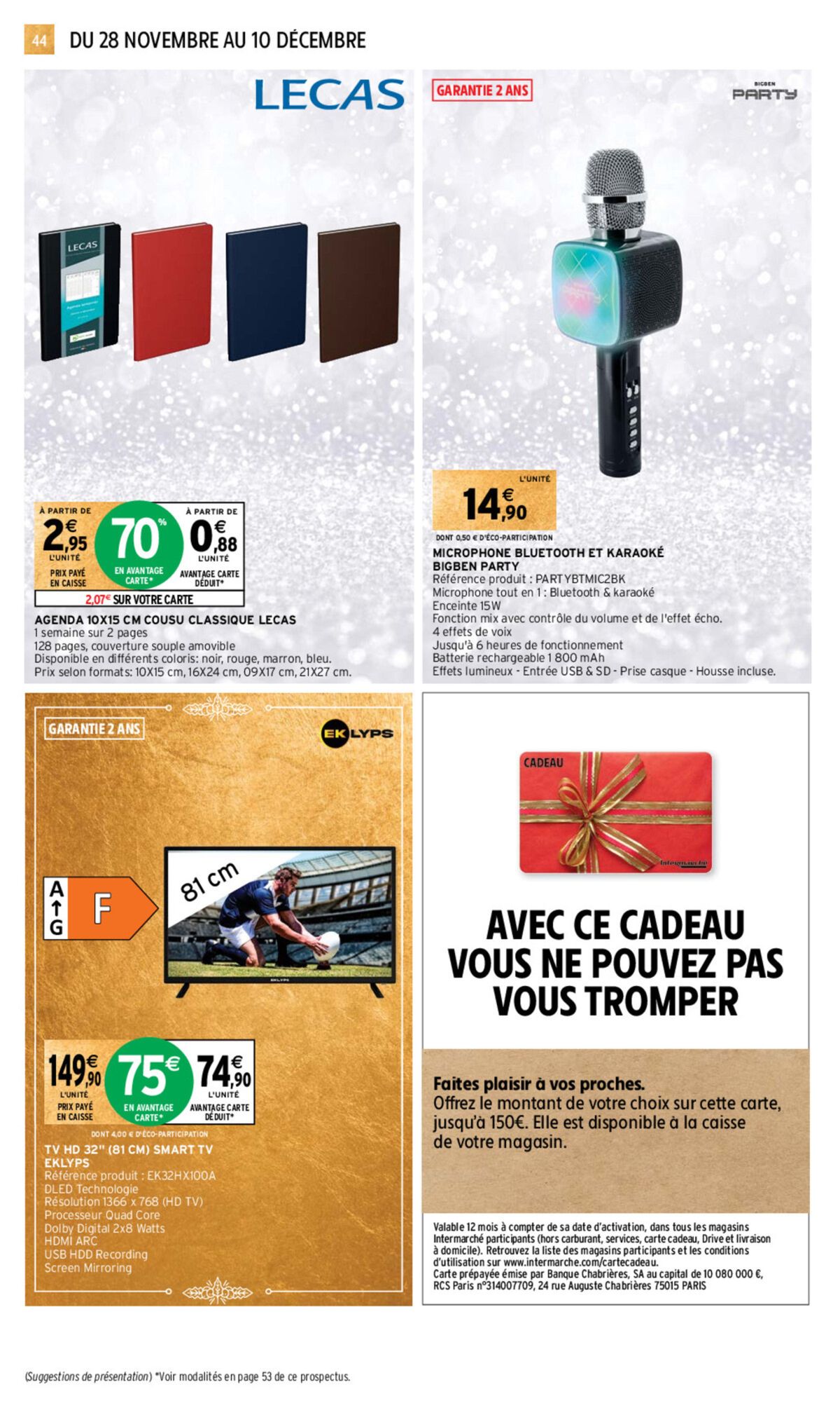 Catalogue JUSQU'A 150 € OFFERTS EN BONS D'ACHAT**, page 00038