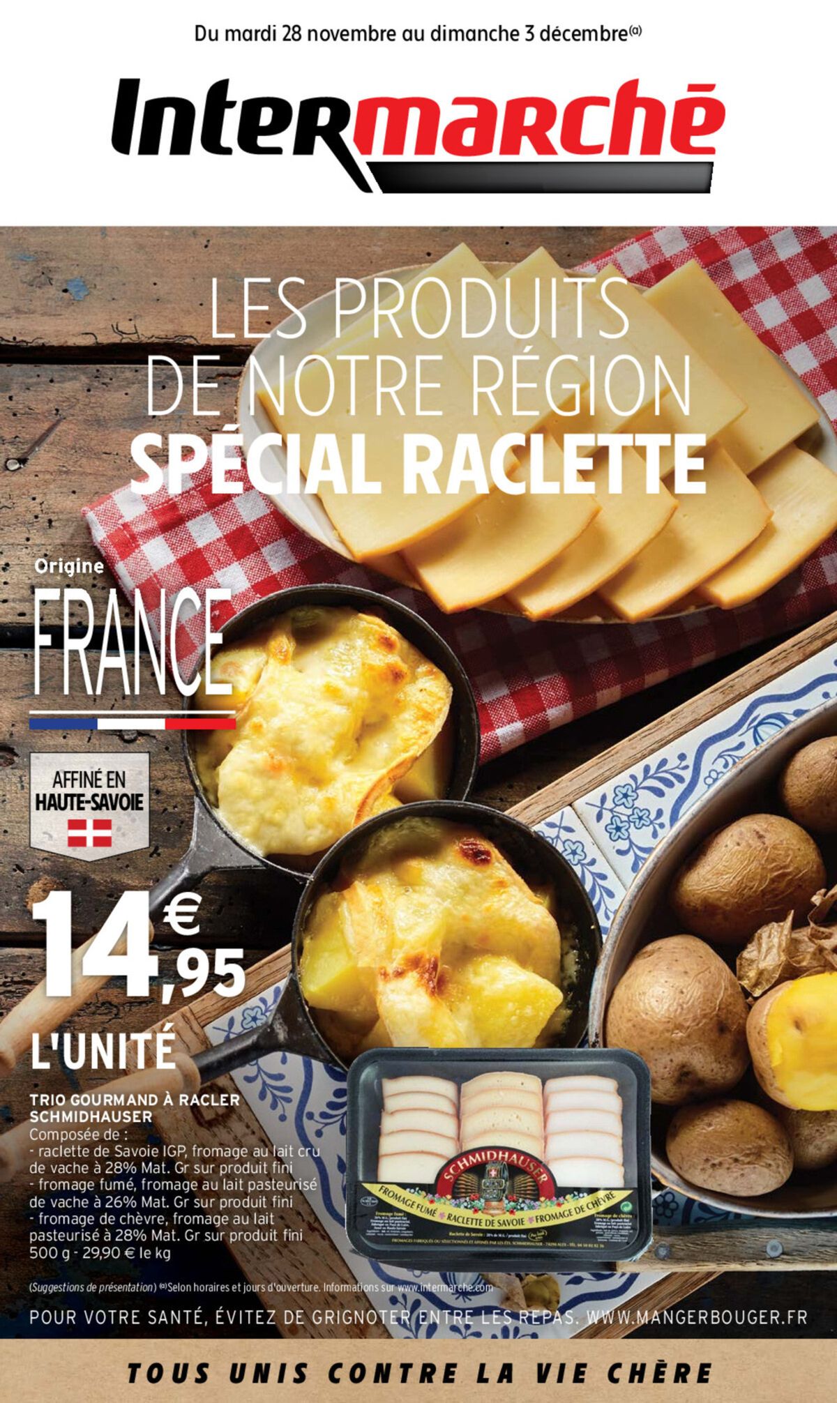 Catalogue LES PRODUITS DE NOTRE RÉGION SPECIAL RACLETTE, page 00001