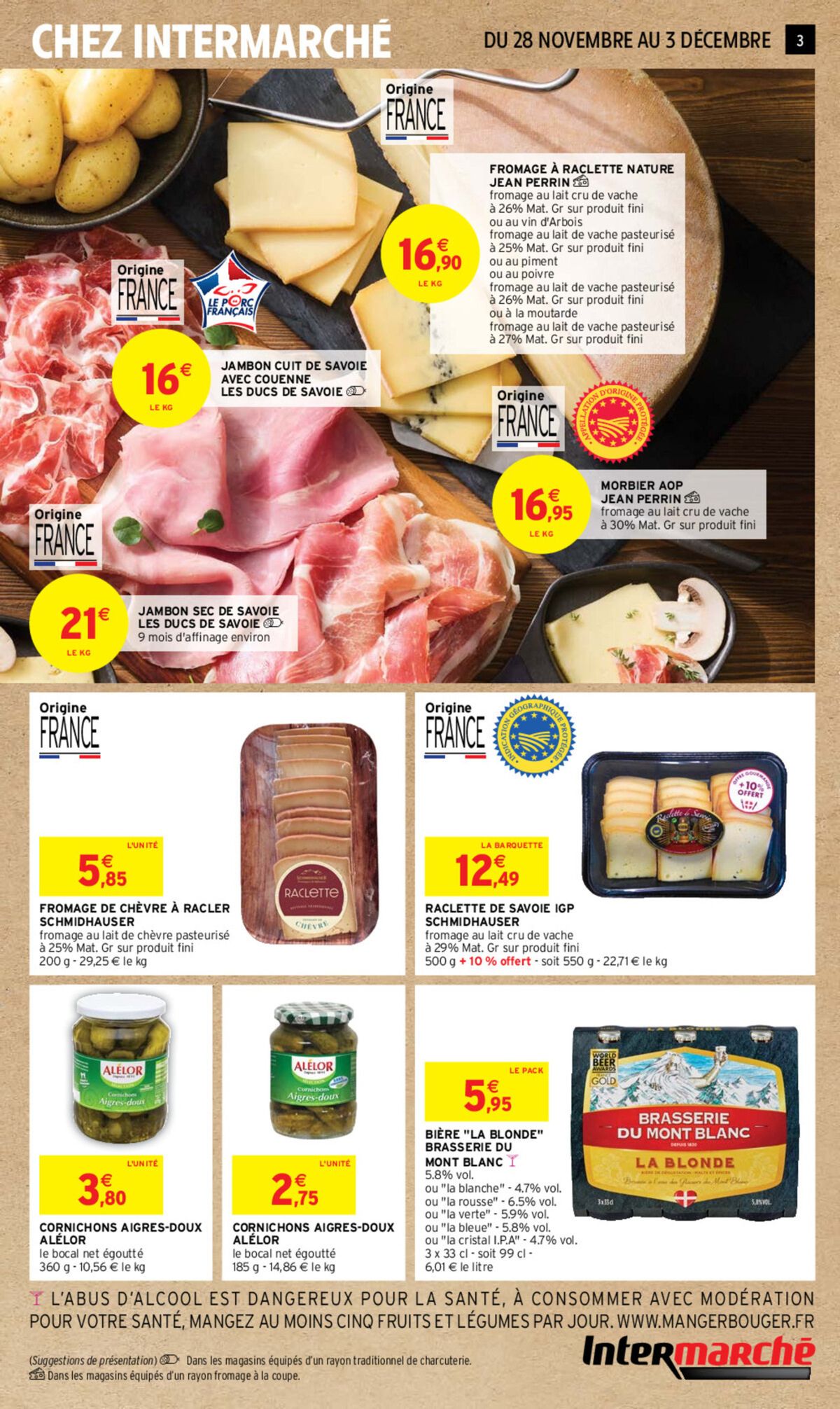 Catalogue LES PRODUITS DE NOTRE RÉGION SPECIAL RACLETTE, page 00003