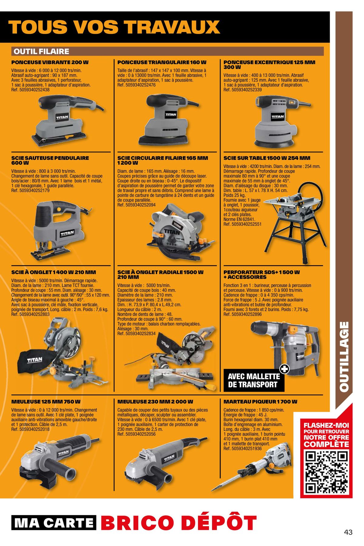 Catalogue L'Officiel du bricolage, page 00043