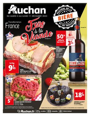 Catalogue Auchan à Amiens | Foire à la viande | 05/12/2023 - 11/12/2023