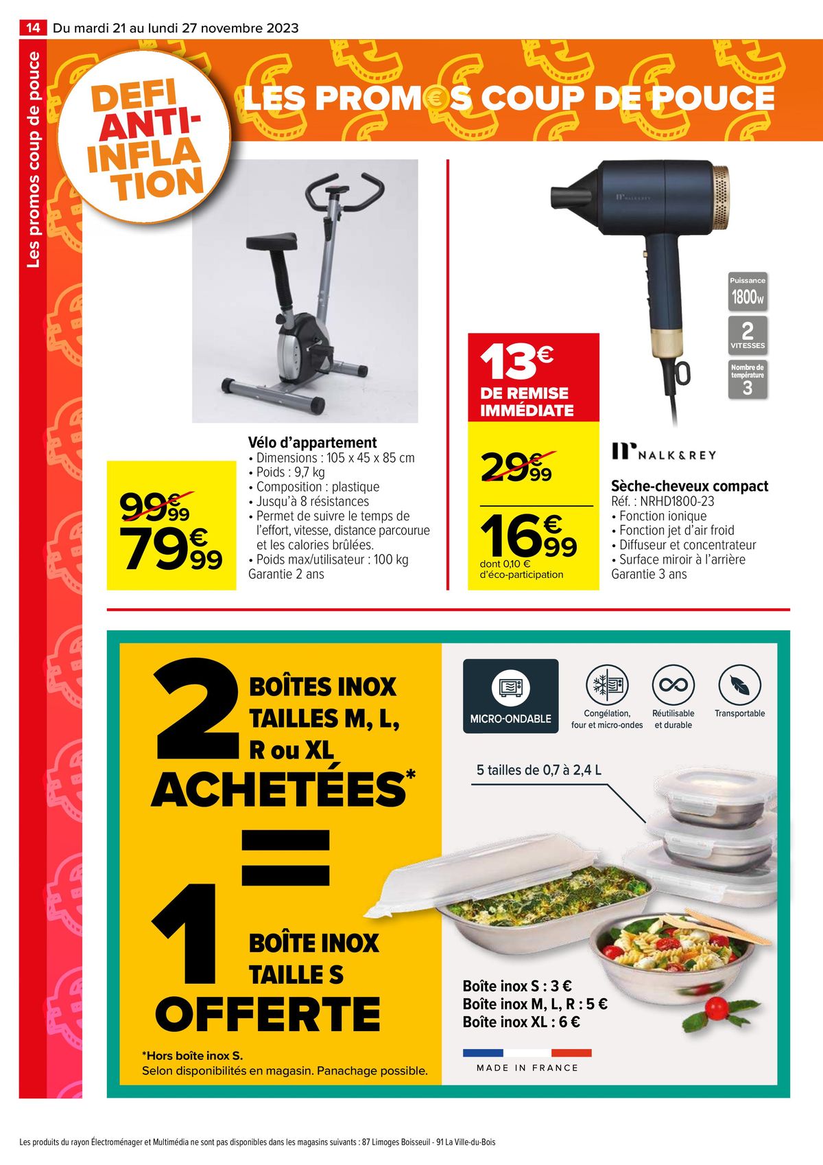 Catalogue LES PROMOS COUP DE POUCE, page 00014