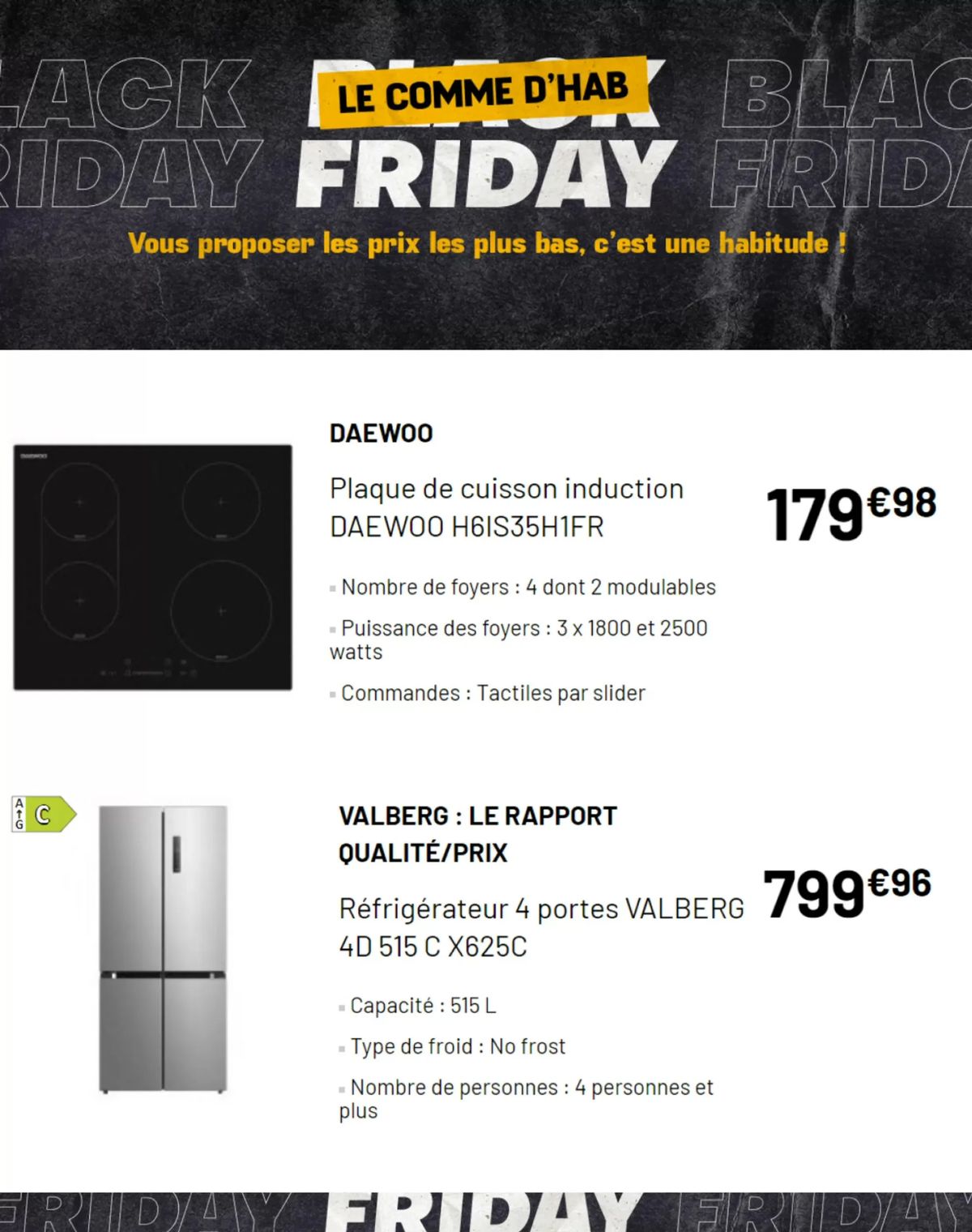 Catalogue Black Friday Electro Dépôt, page 00004
