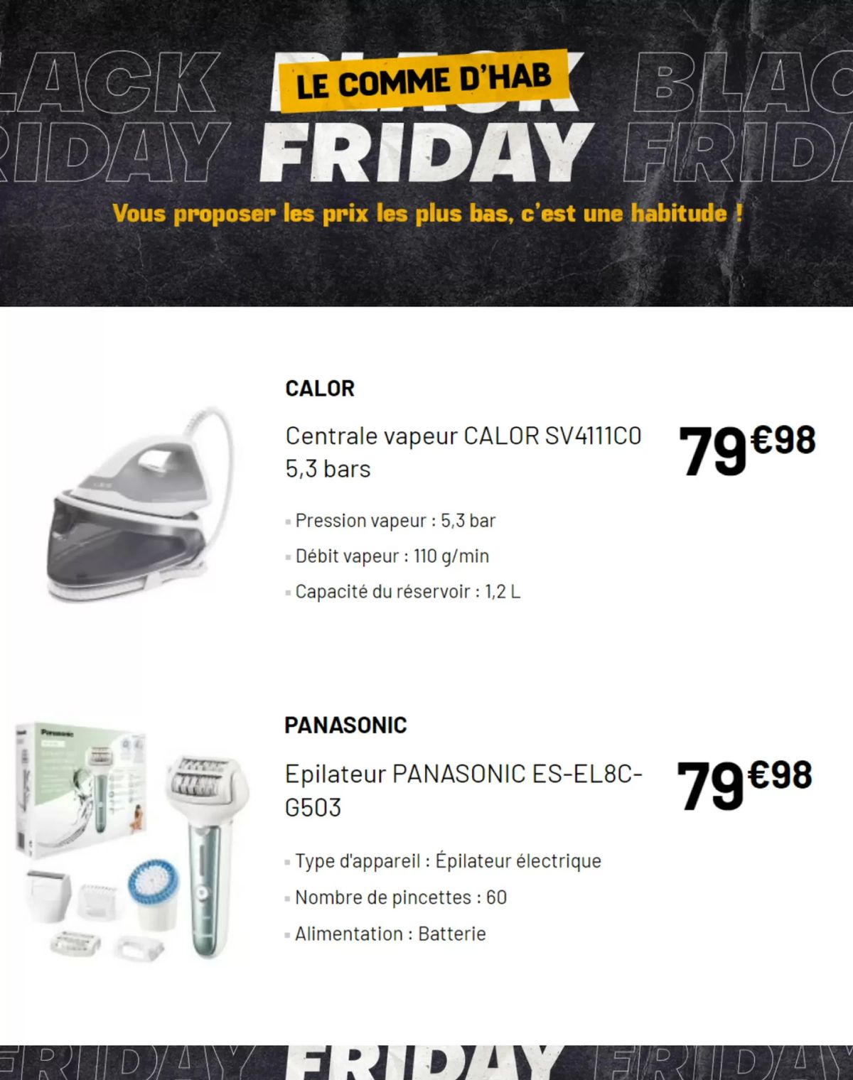 Catalogue Black Friday Electro Dépôt, page 00009