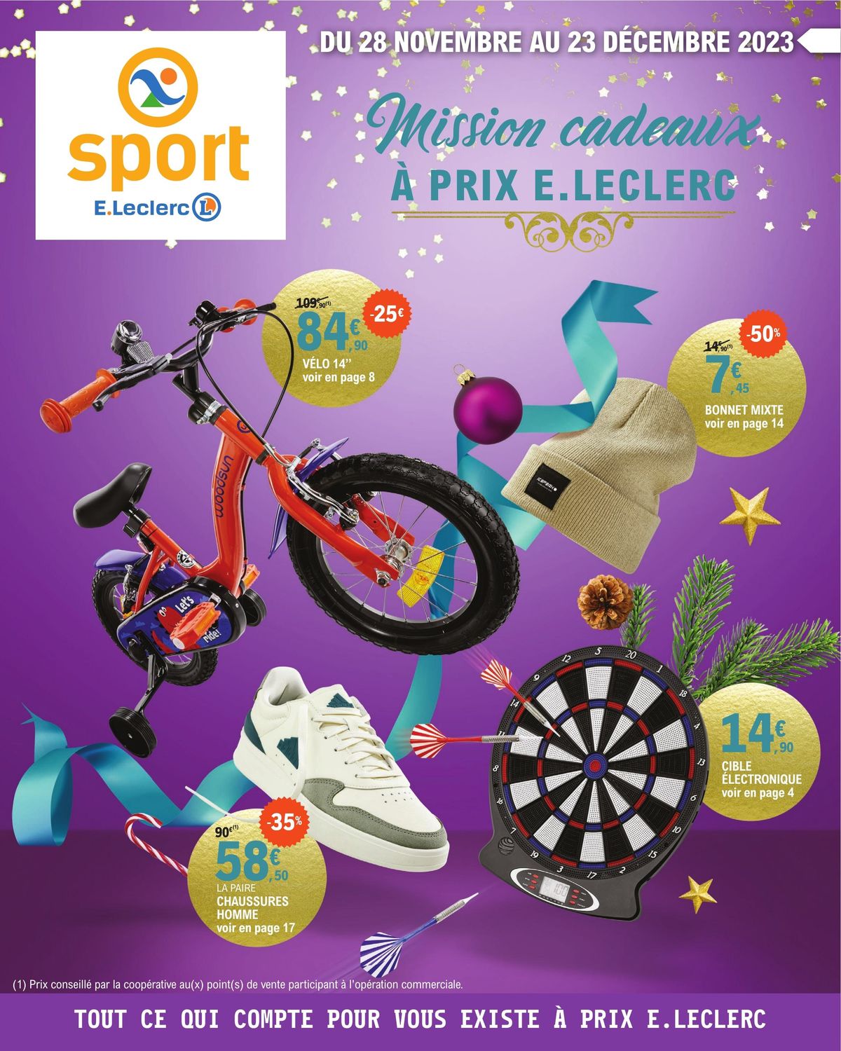 Catalogue Noël Sport E.Leclerc, page 00001