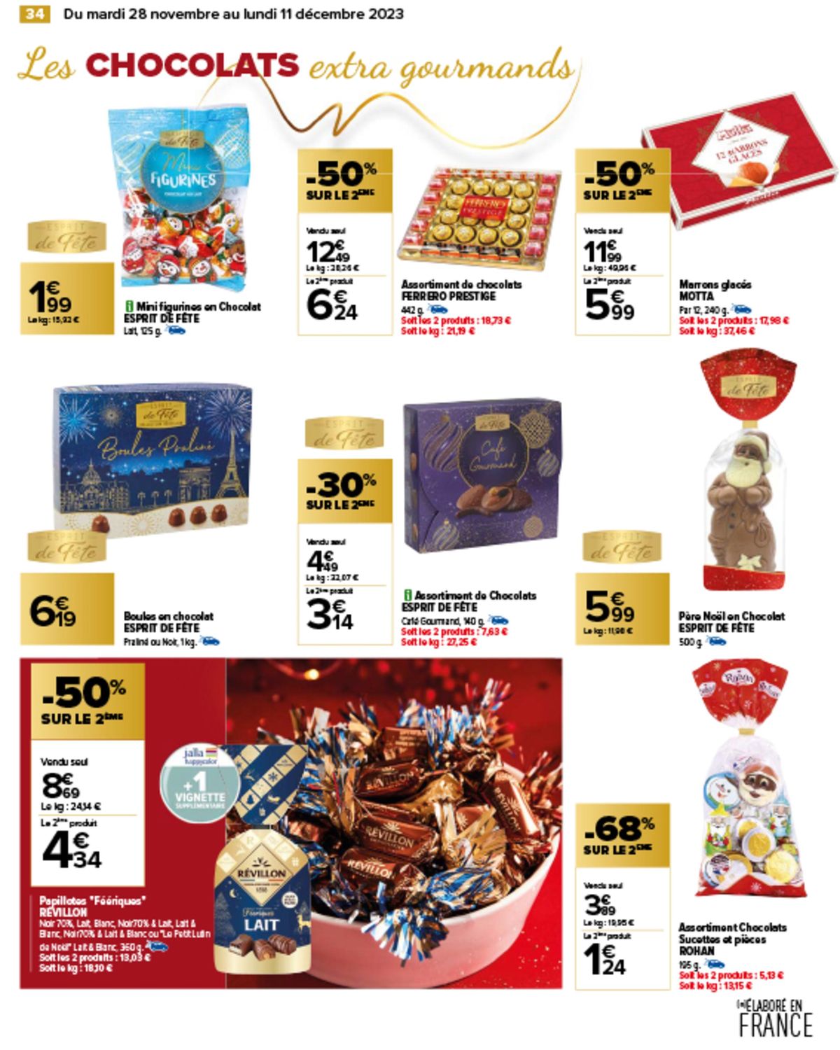 Catalogue C'est maintenant, 50% d'économies et Les Chocolats de Noël, page 00036