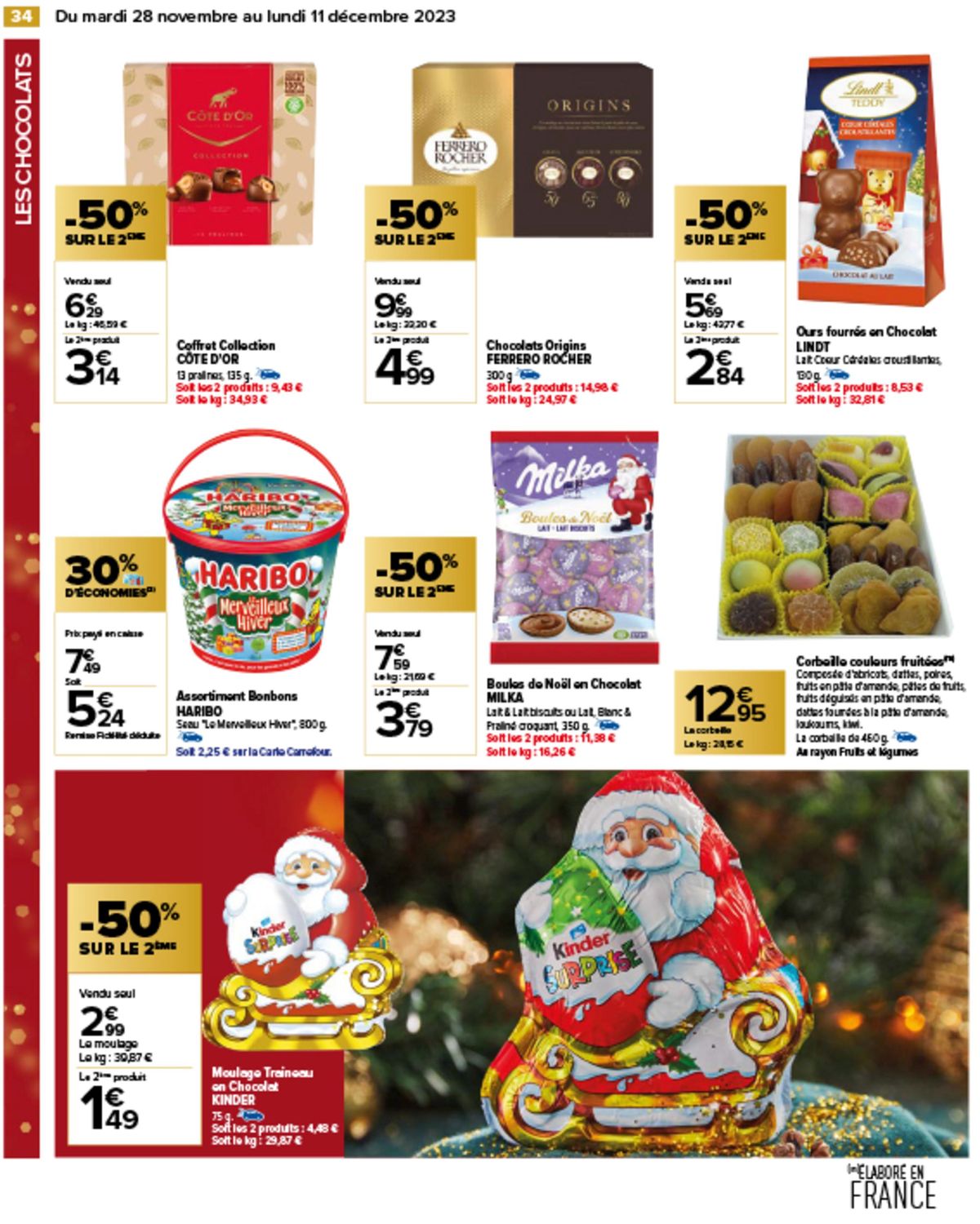 Catalogue C'est maintenant, 50% d'économies et Les Chocolats de Noël, page 00036