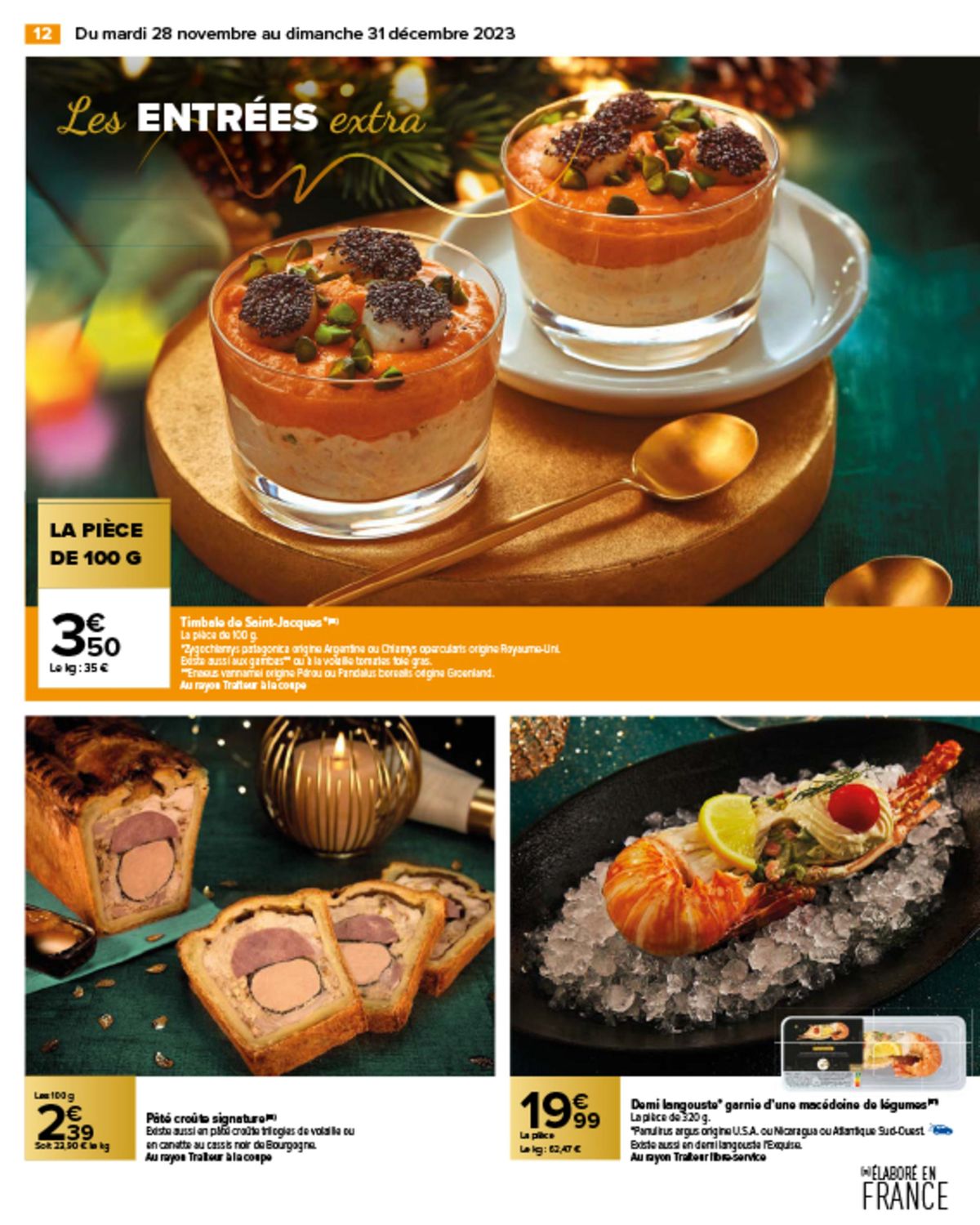 Catalogue Un Noël extra à prix ordinaire - GUIDE CULINAIRE, page 00014