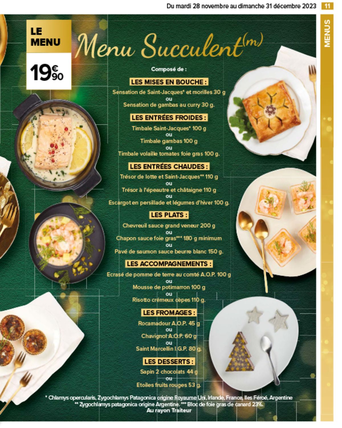 Catalogue Un Noël extra à prix ordinaire - GUIDE CULINAIRE, page 00013