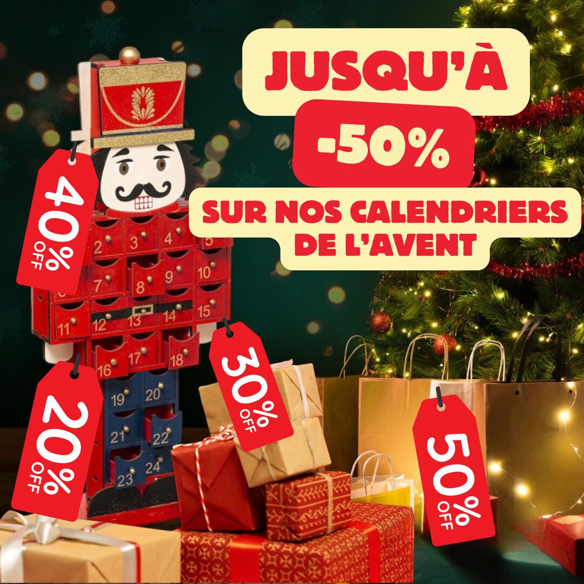 Catalogue Jusqu'à -50% sur nos calendriers de l'avent, page 00001