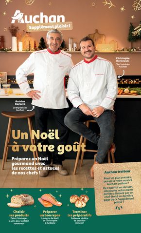 Catalogue Auchan Supermarché à Sarrebourg | Un noël à votre goût ! | 01/12/2023 - 31/12/2023
