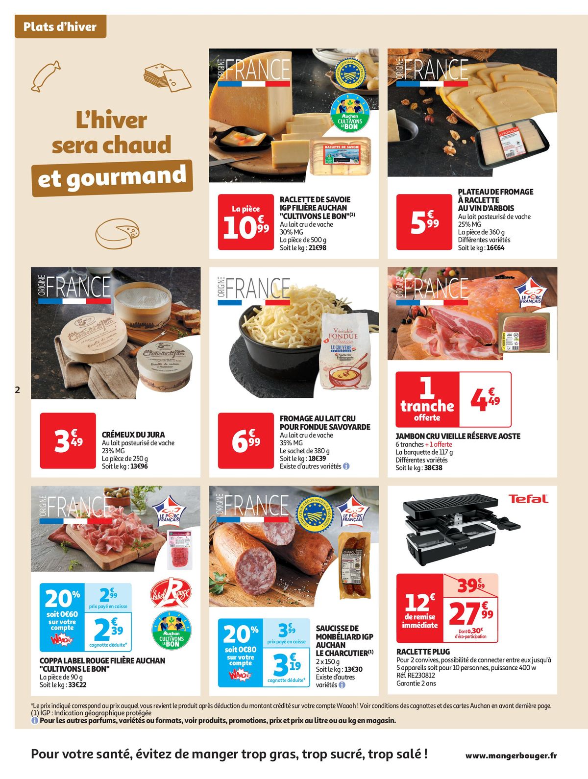 Catalogue Notre sélection de plats d'hiver !, page 00002