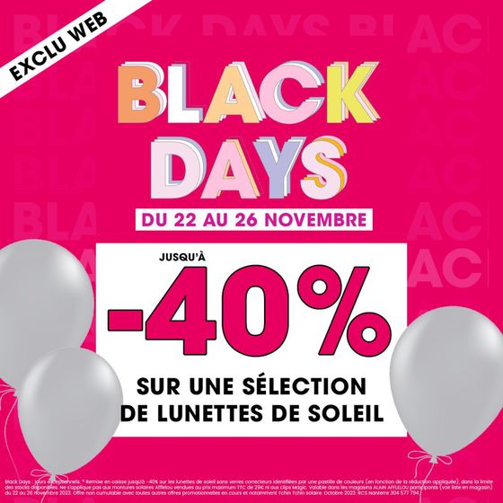 Black Days Alain Afflelou
