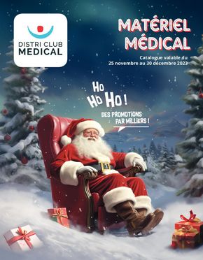 Promos de Santé et Opticiens à Lyon | Relance particuliers novembre 2023 sur Distri Club Médical | 30/11/2023 - 30/12/2023