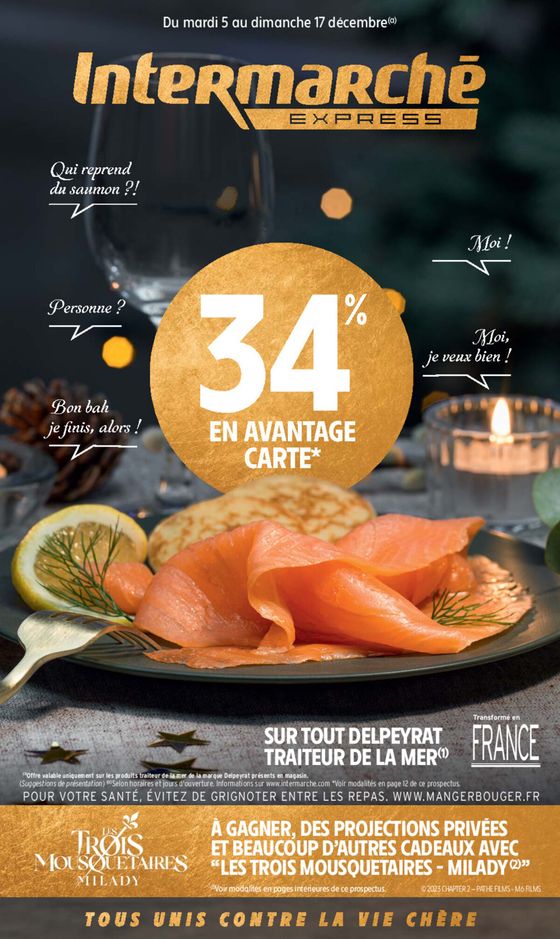 Catalogue Intermarché Express à Lyon | 34% EN AVANTAGE CARTE* | 05/12/2023 - 17/12/2023