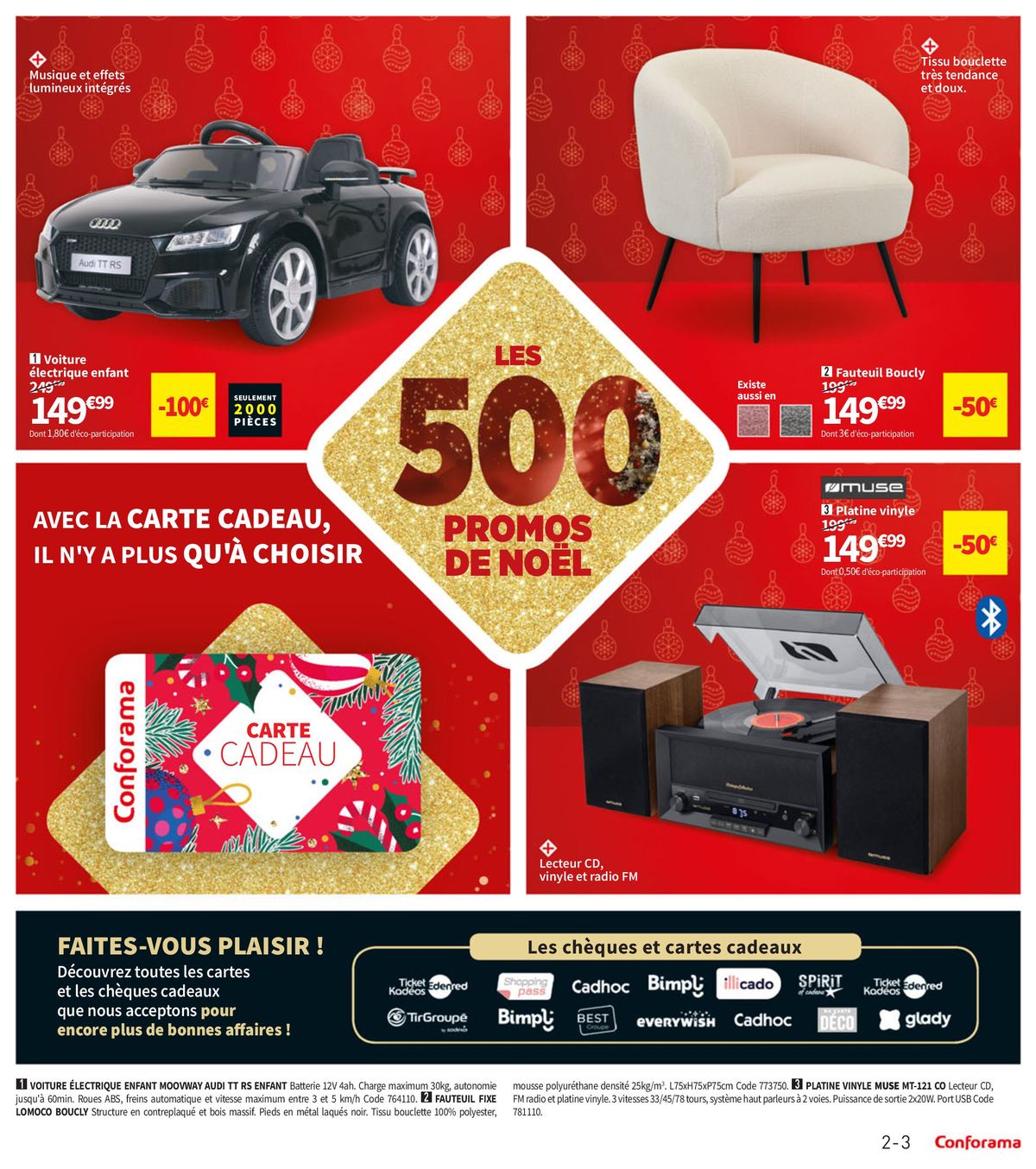 Catalogue Les 500 promos de Noël, page 00003