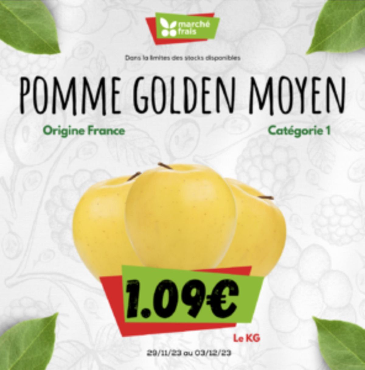 Catalogue Pomme golden moyen, page 00003