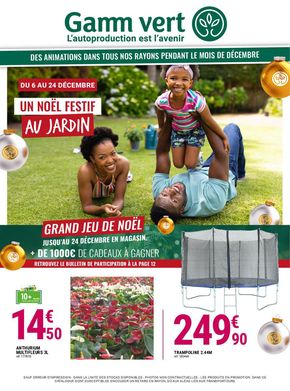 Catalogue Gamm vert à Bordeaux | Un Noël festif au jardin | 30/11/2023 - 24/12/2023