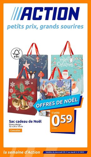Catalogue Action à Nice | Offres de Noël | 29/11/2023 - 05/12/2023