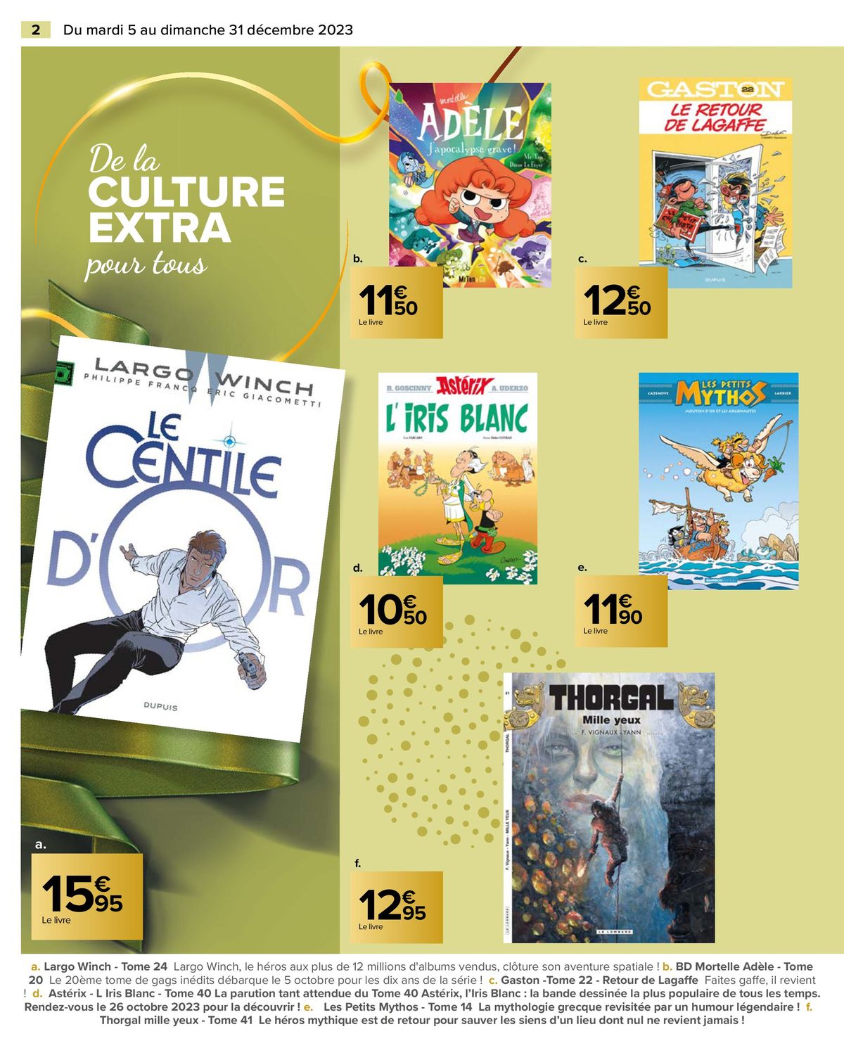 Catalogue Pop culture - Retrouvez tous vos héros préférés, page 00004