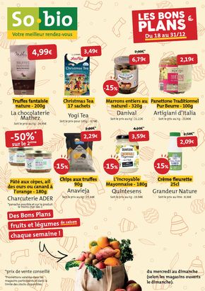 Catalogue So.bio | Les bons plans  | 06/12/2023 - 31/12/2023