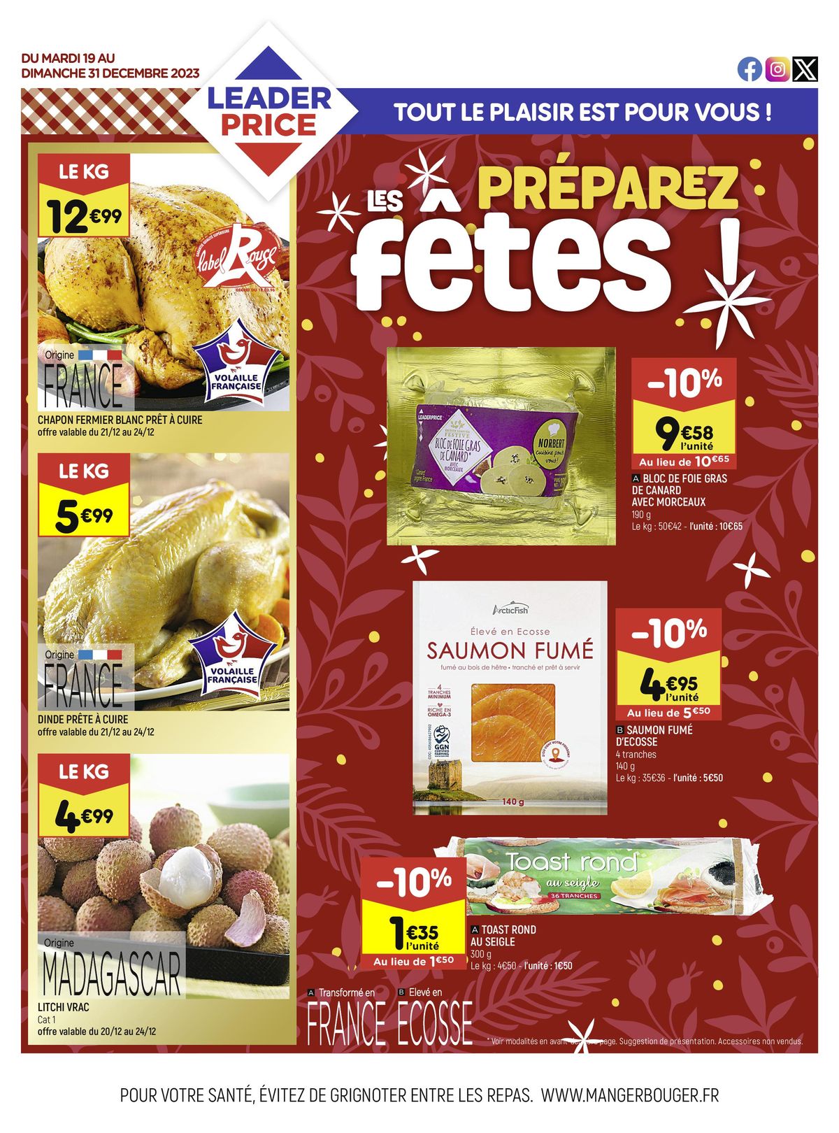 Catalogue PRÉPAREZ LES FÊTES !, page 00001