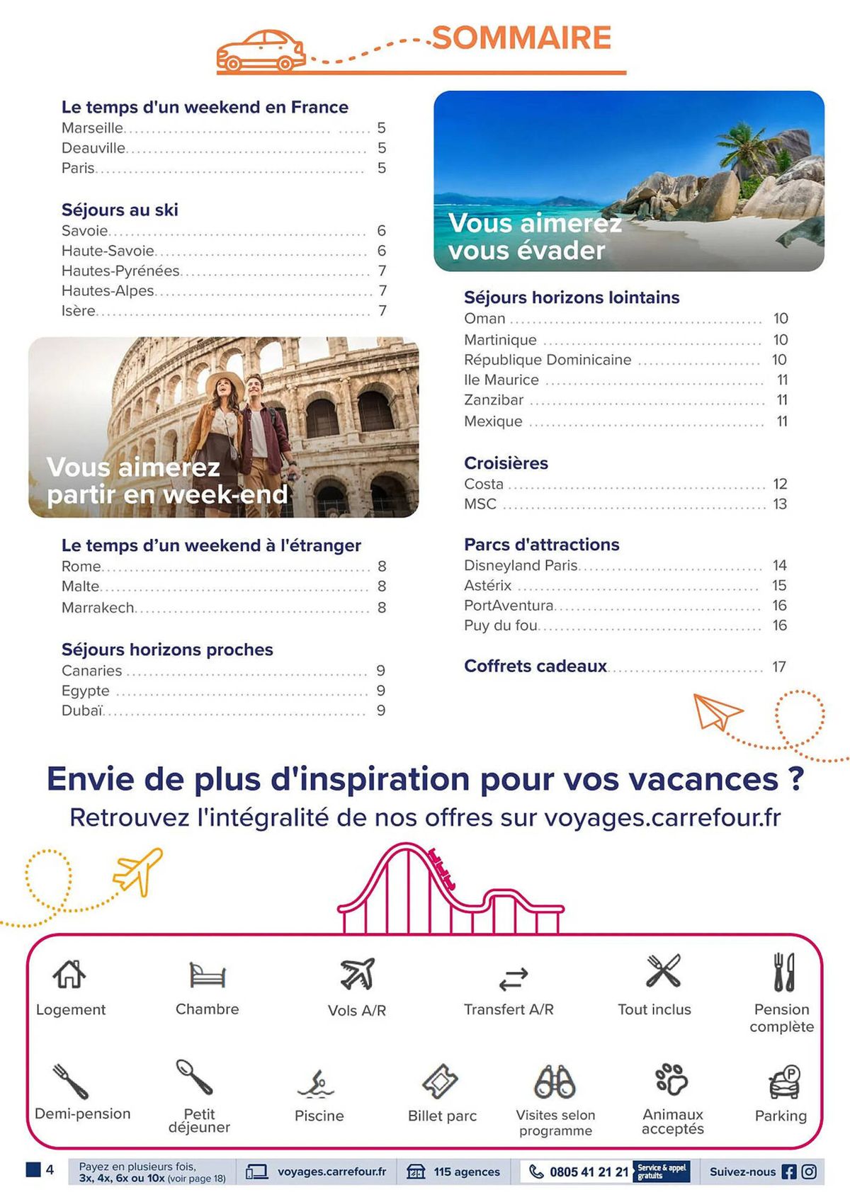 Catalogue Catalogue Carrefour Voyages, page 00012
