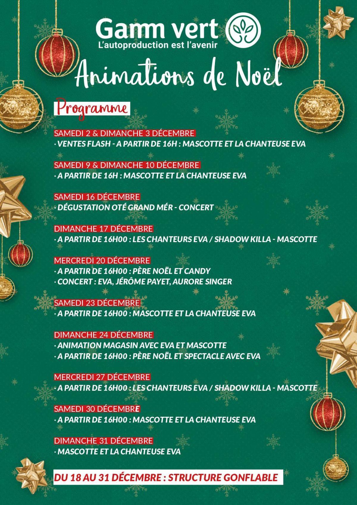 Catalogue Animations de Noël , page 00001