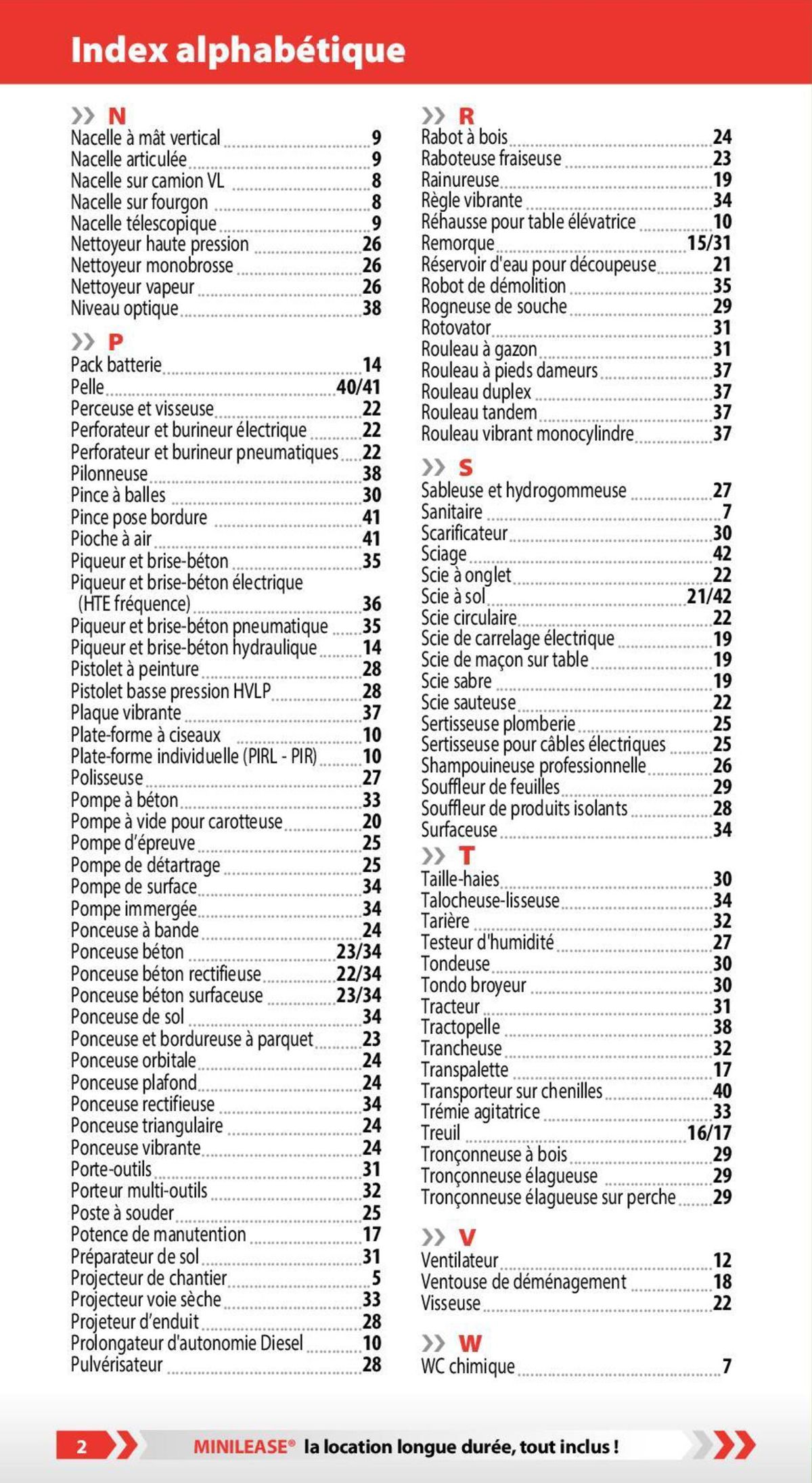 Catalogue Loxam Tarifs professionnels, page 00034