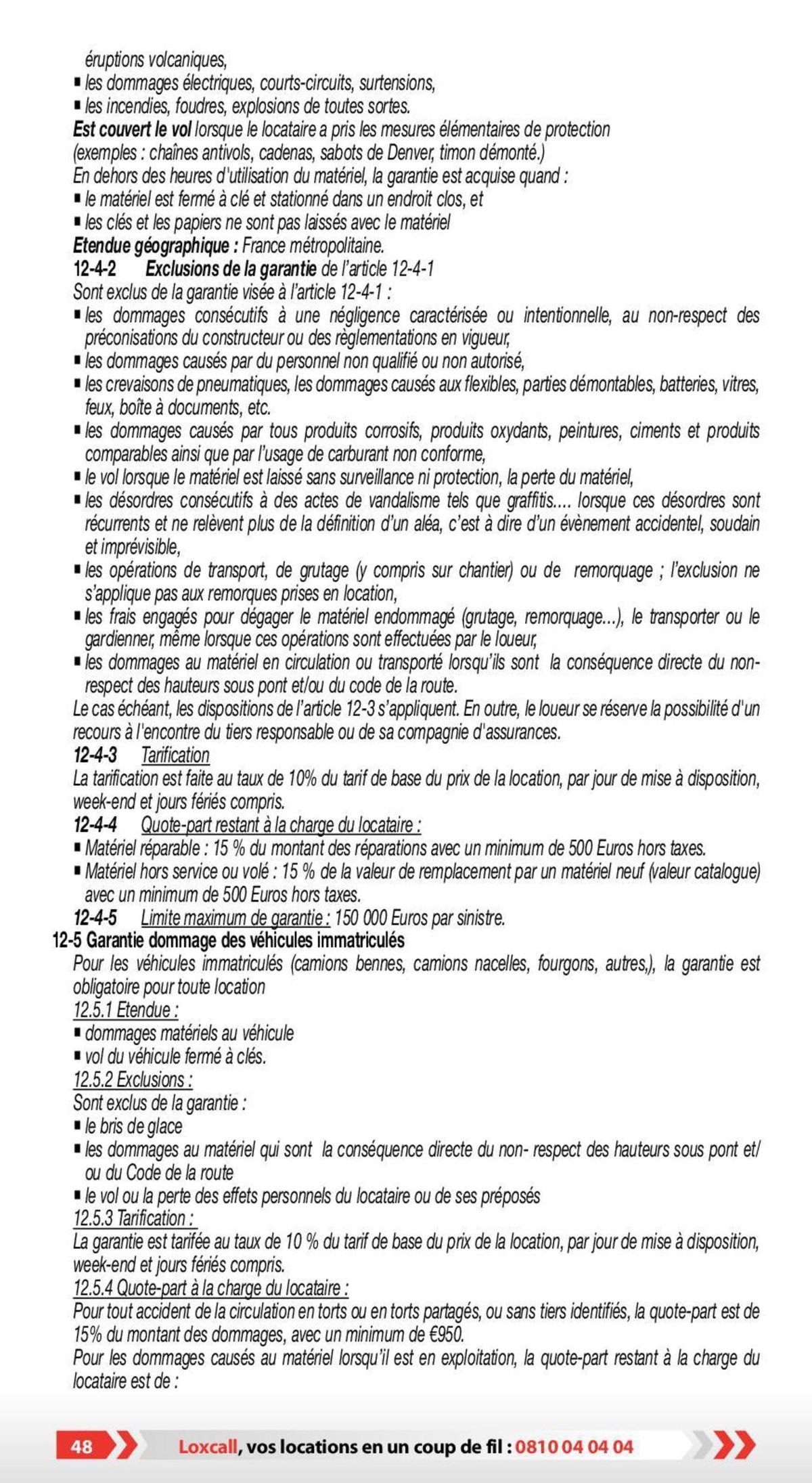 Catalogue Loxam Tarifs professionnels, page 00045