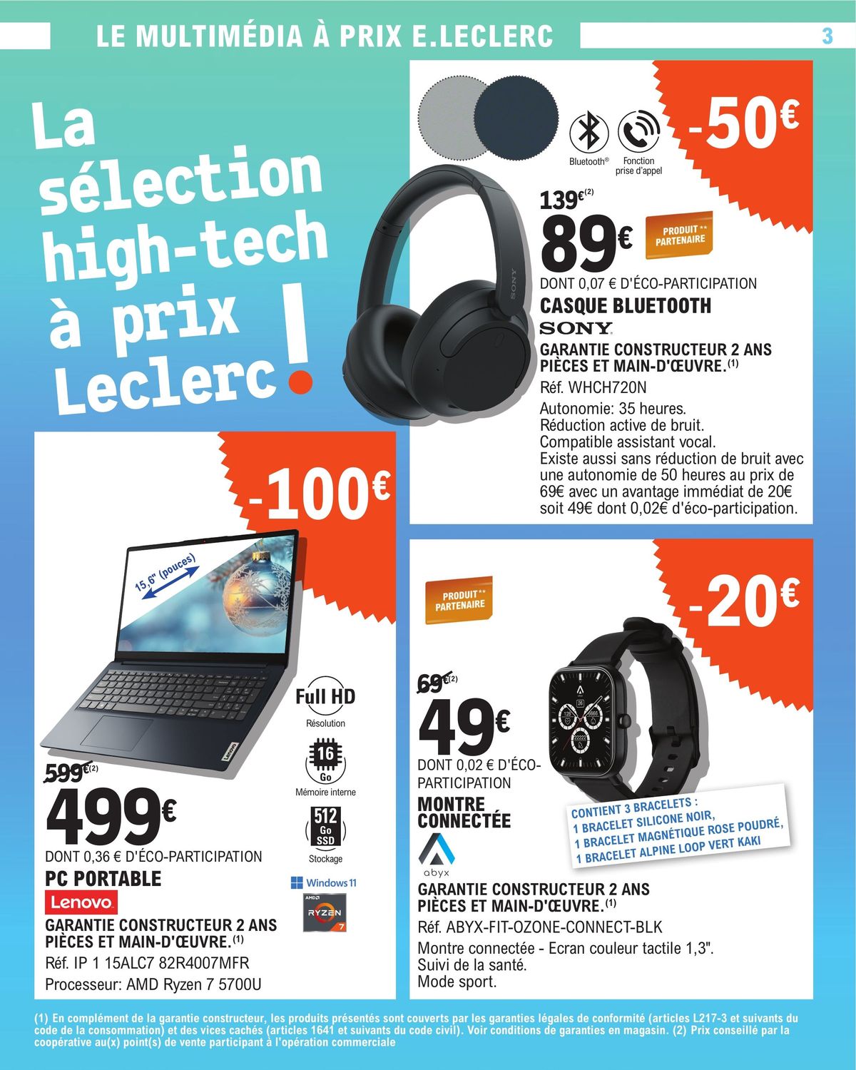 Catalogue Toutes vos courses à prix E.Leclerc, page 00003