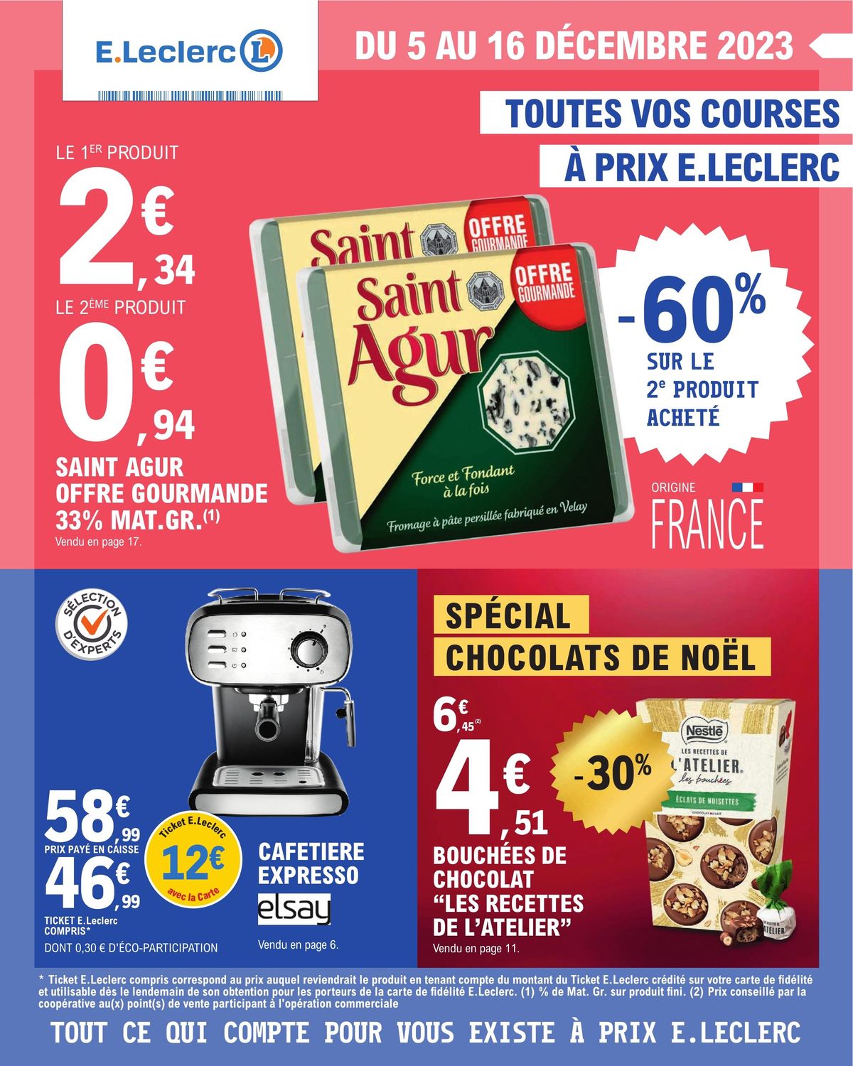 Catalogue Toutes vos courses à prix E.Leclerc, page 00001