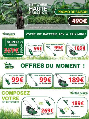 Promos de Jardineries et Animaleries à Lyon | Promo de saison sur Verts Loisirs | 01/12/2023 - 31/12/2023