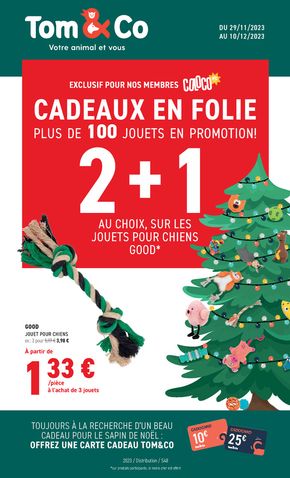Catalogue Tom&Co | Cadeaux en folie plus de 100 jouets en promotion ! | 01/12/2023 - 10/12/2023