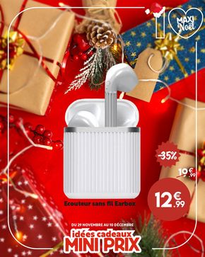 Catalogue Maxi Bazar à Paris | Découvrez notre sélection spéciale 'Idées Cadeaux pour Noël' ! | 04/12/2023 - 10/12/2023