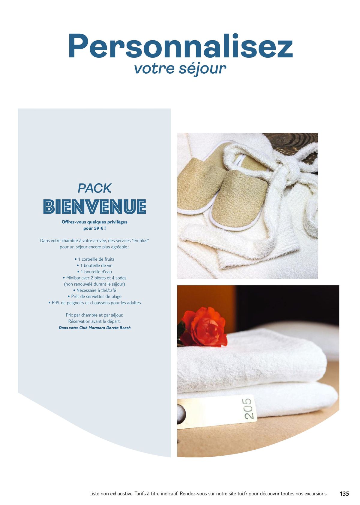 Catalogue Brochure TUI Clubs Collection Eté 2024, page 00137