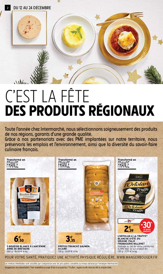 Catalogue Intermarché Hyper à Rennes | C'EST LA FÊTE DES PRODUITS RÉGIONAUX | 12/12/2023 - 24/12/2023