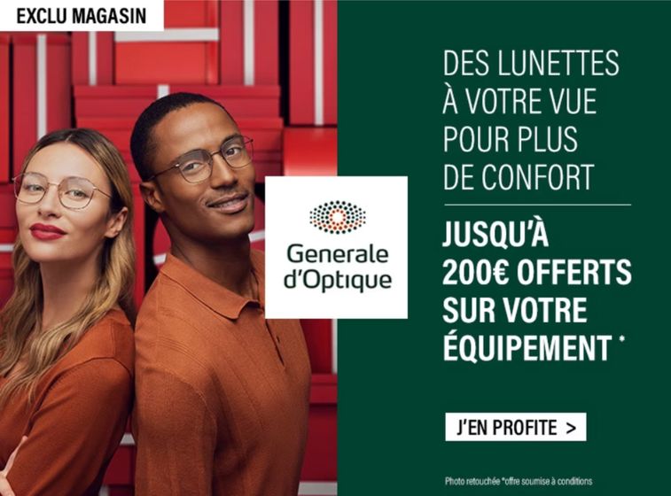 General clearance optique lunette