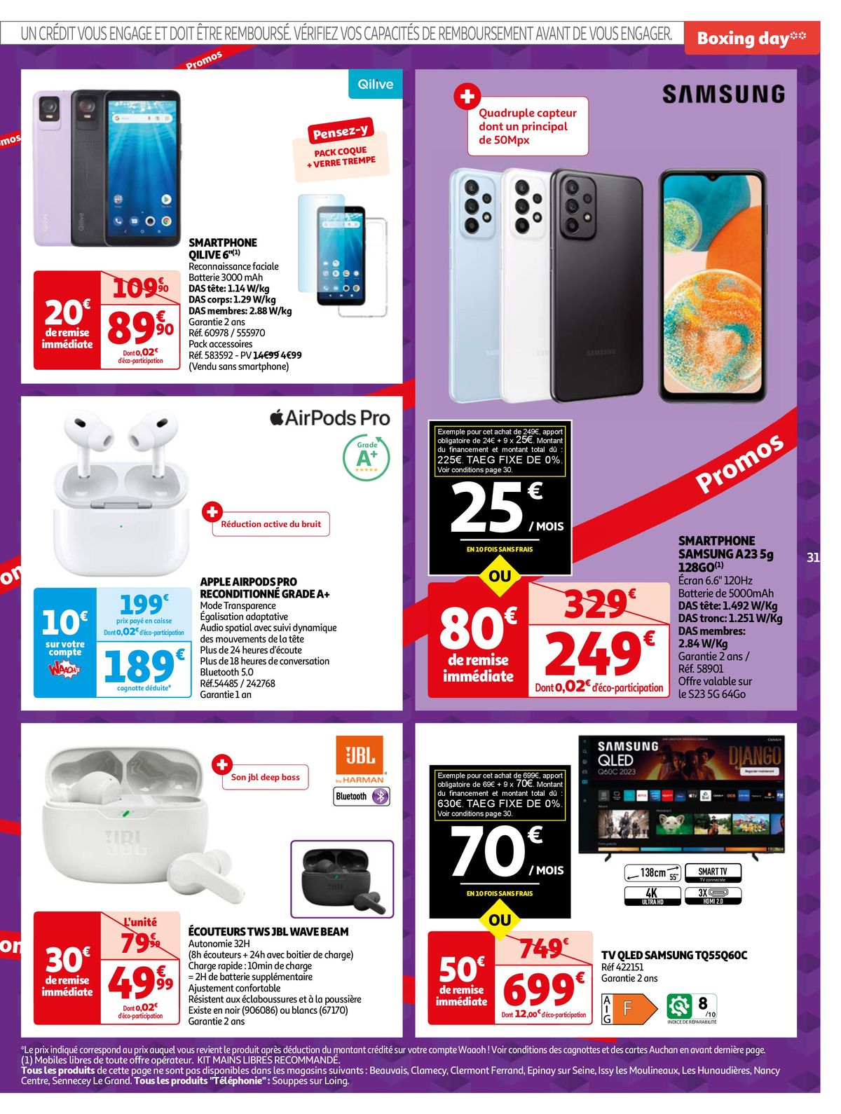 Catalogue Notre sélection promos d'après Noël !, page 00031