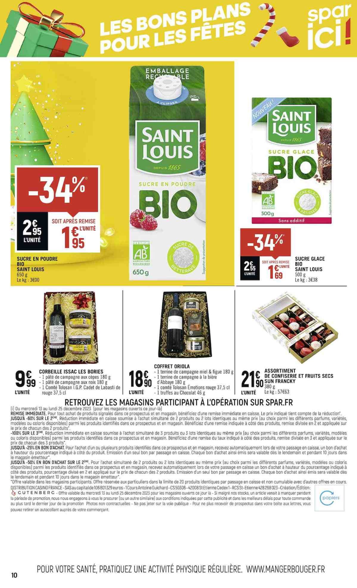 Catalogue SPAR ICI LES BONS PLANS POUR LES FÊTES, page 00012