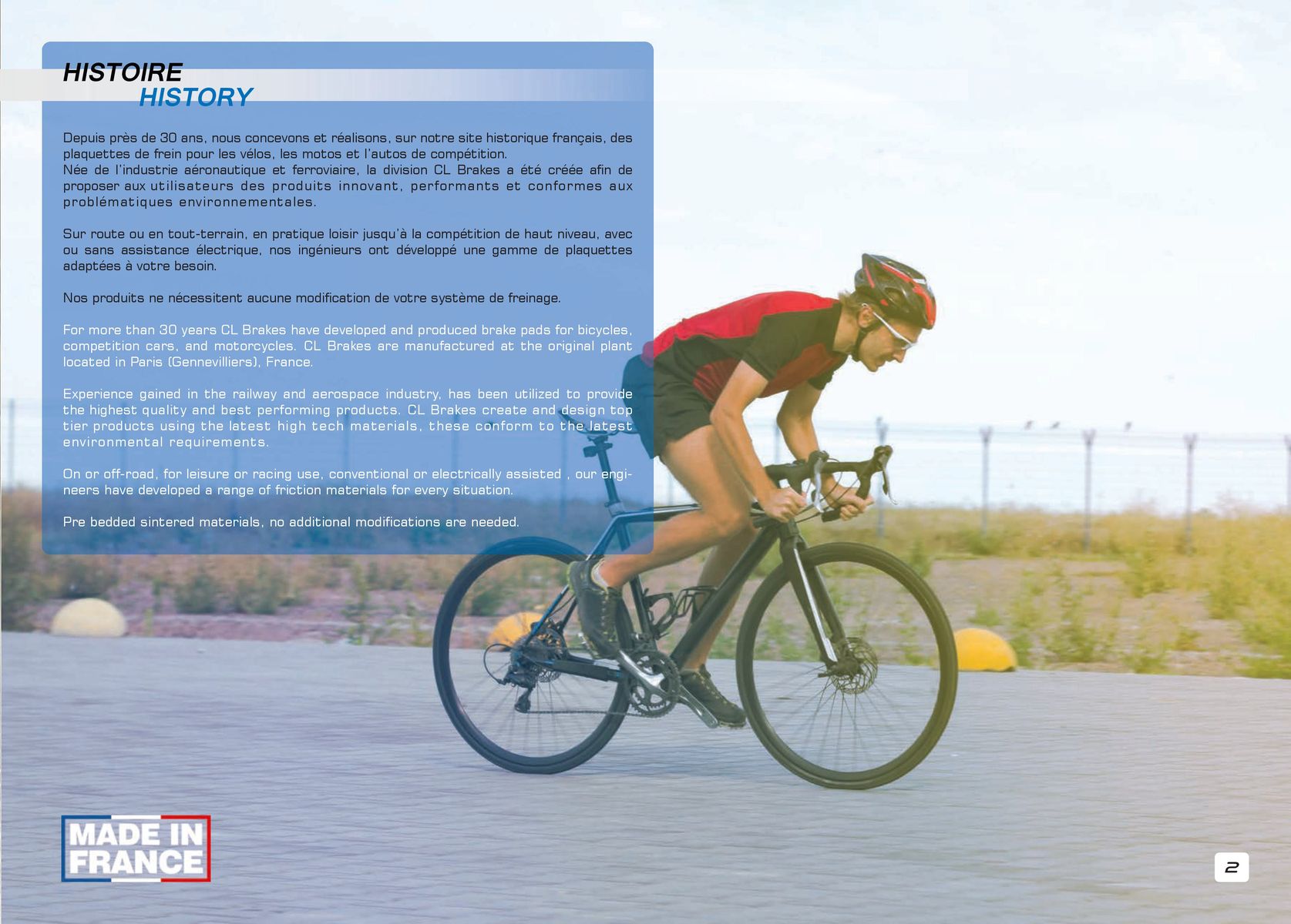 Catalogue CL BRAKES Plaquettes de frein vélo 2023, page 00003