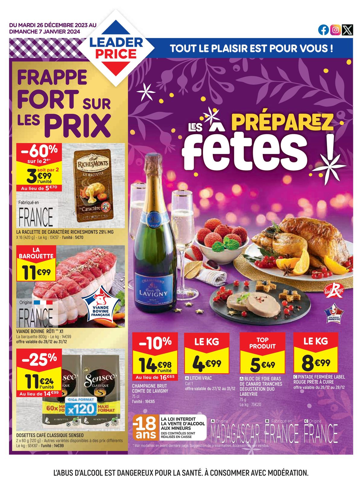 Catalogue PRÉPAREZ LES FÊTES !, page 00001