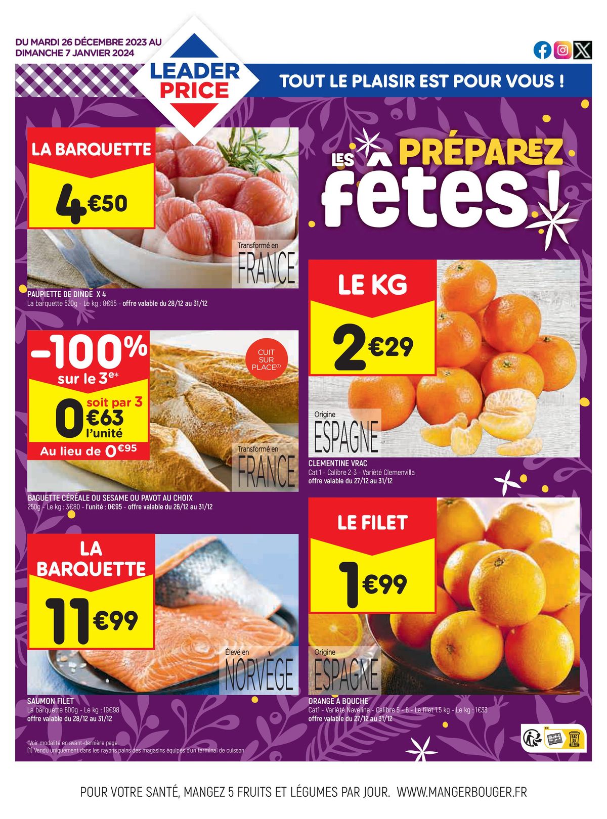 Catalogue PRÉPAREZ LES FÊTES !, page 00012
