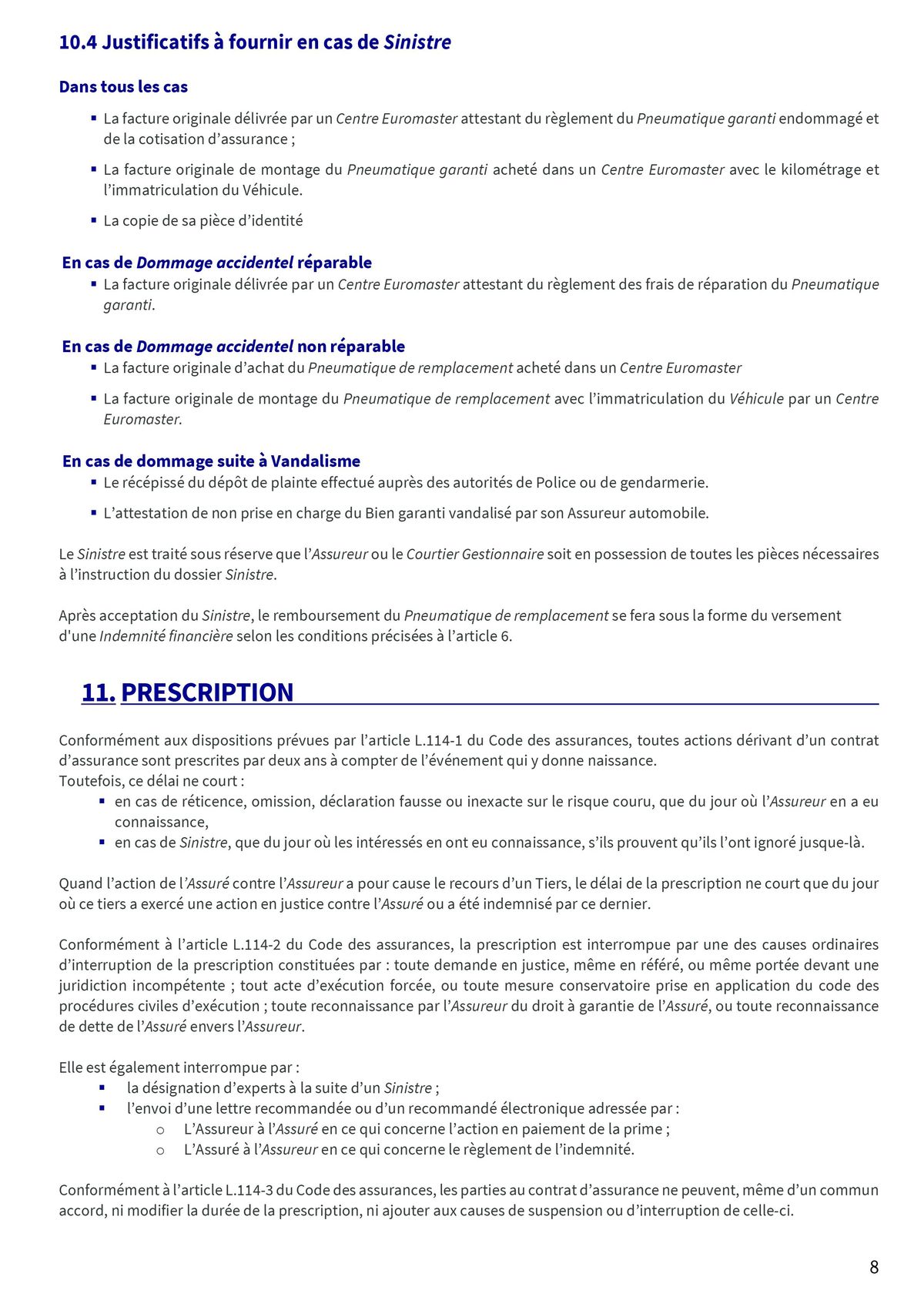 Catalogue Assurance pneumatique, page 00012