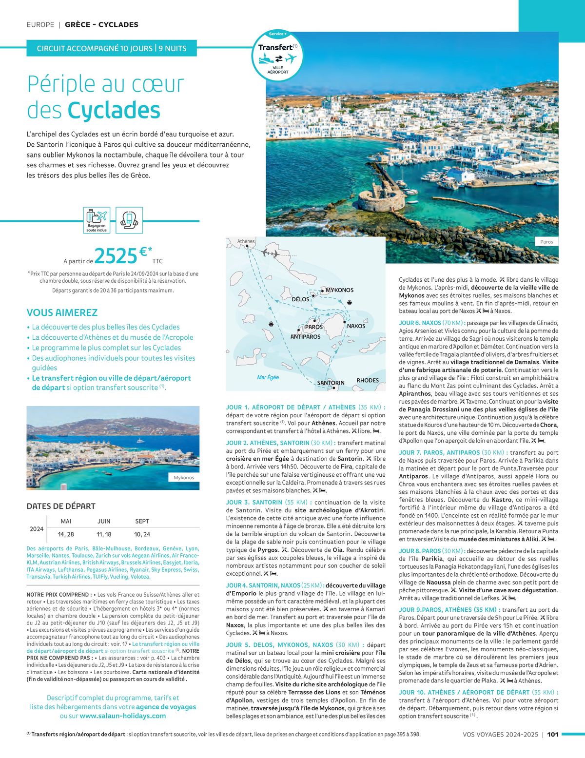 Catalogue Vos voyages 2024-2025, page 00101