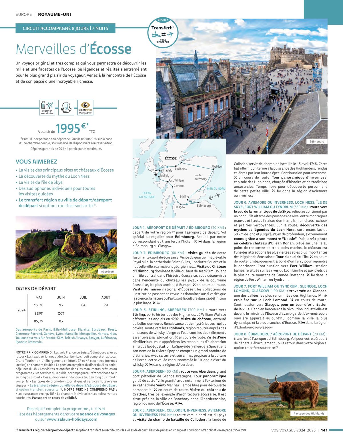 Catalogue Vos voyages 2024-2025, page 00141