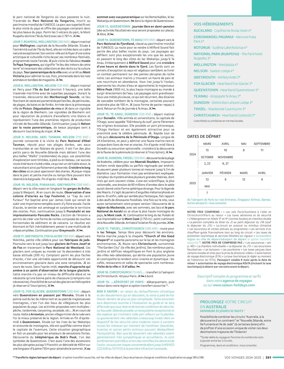 Catalogue Vos voyages 2024-2025, page 00351